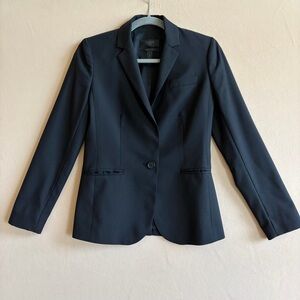 JCrew Campbell Blazer in‎ Italian Wool Career Office Black size 0